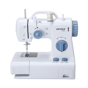 Máquina de Costura Lenoxx Manual Portátil a Pilha Doméstica