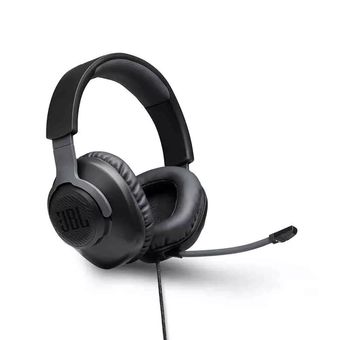 Headphone JBL Quantum 100 com Microfone Removível Over-ear Gamer Preto