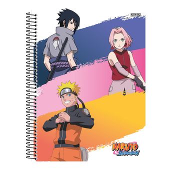 Caderno Universitário São Domingos Naruto Shippden 10 Matérias 160 Folhas - Item Sortido