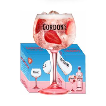 Taça para Gin Diageo Gordon'S Rosa 600ml