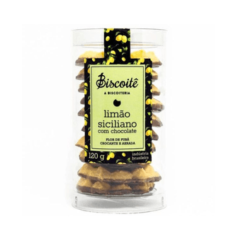 Biscoito Biscoitê Limão Siciliano com Chocolate 120g