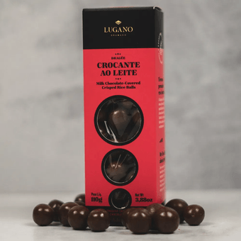 Dragées Lugano Cobertas com Chocolate ao Leite 110g