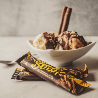 Canudo de Biscoito Lugano Stuzzi com Recheio de Chocolate 16g