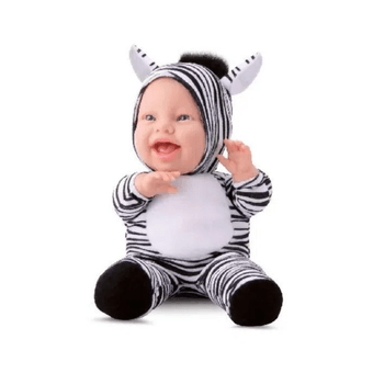 Boneca Bambola Baby Babilina Planet Zebra