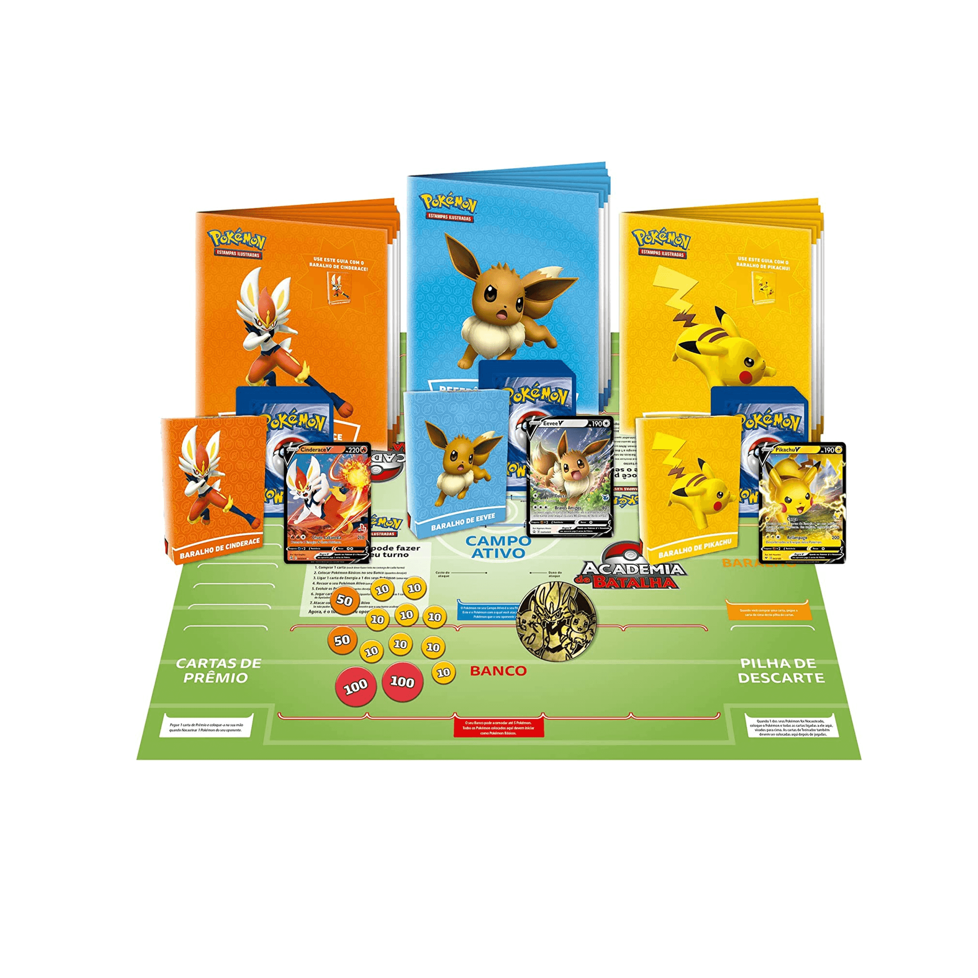 Pokémon TCG - Campo e Áreas do Jogo