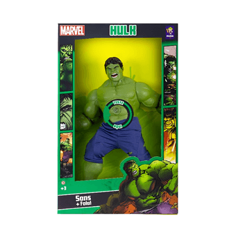 Boneco Mimo Hulk 10 Sons + Frase