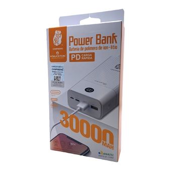 Power Bank Carregador Portátil P/ Celulares 30.000mah Hmaston Original