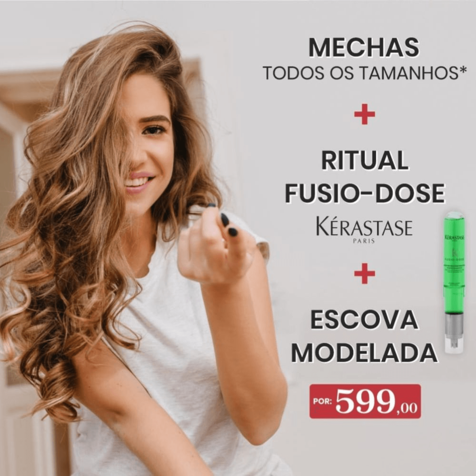 Mechas Ritual Fusio Dose Kérastase Escova Modeladora