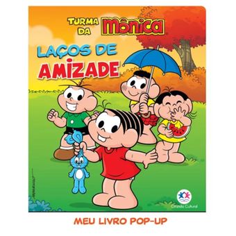 Livro Infantil Pop Up Pequeno Turma da Mônica