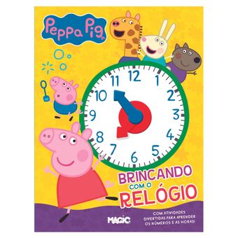 Livro Relógio Peppa Pig - Brincando com o Relógio