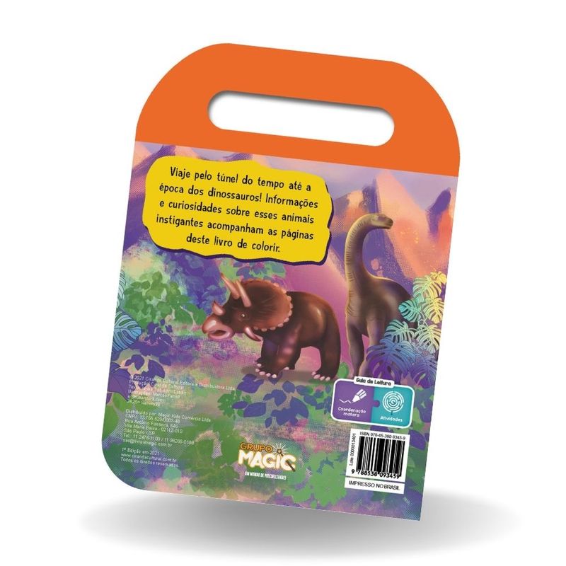 Livro para colorir - Carregue-me - Dinossauros