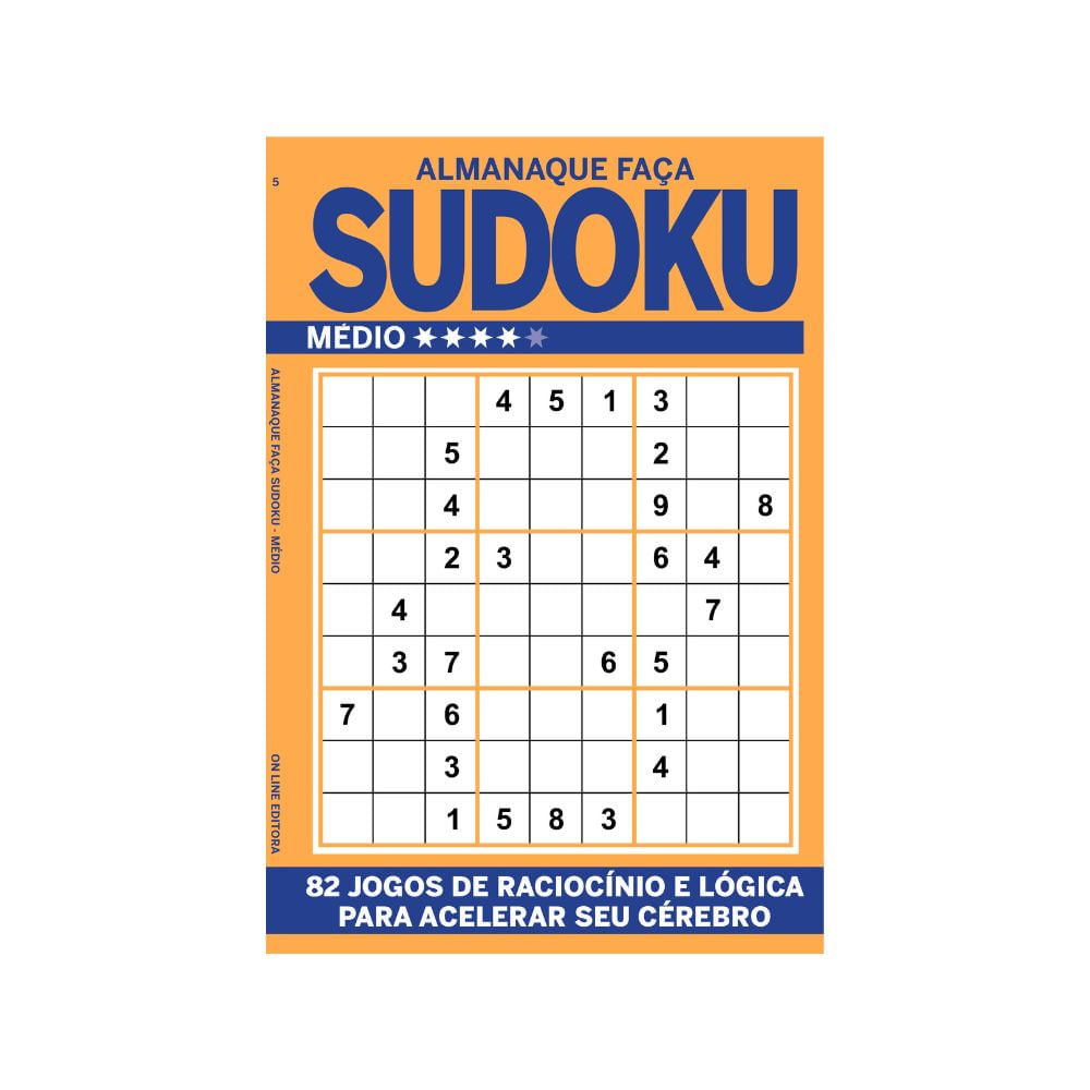 Alamanaque Sudoku Médio + Brinde