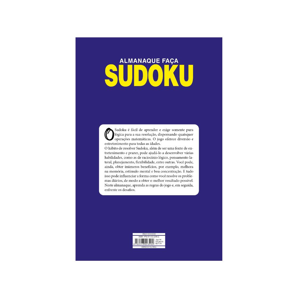 Passatempos - Sudoku - Livro - Bertrand