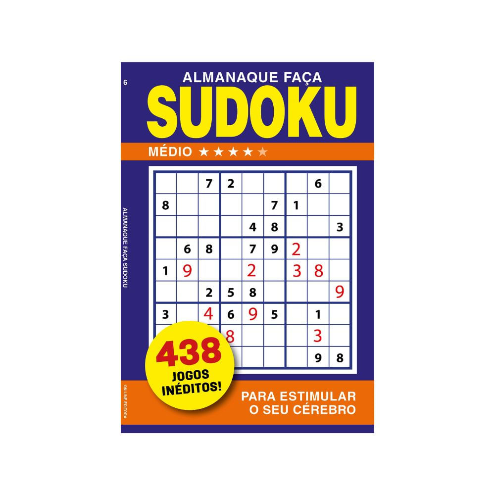 Livraria.ME  Livro Almanaque Faça Sudoku - Médio