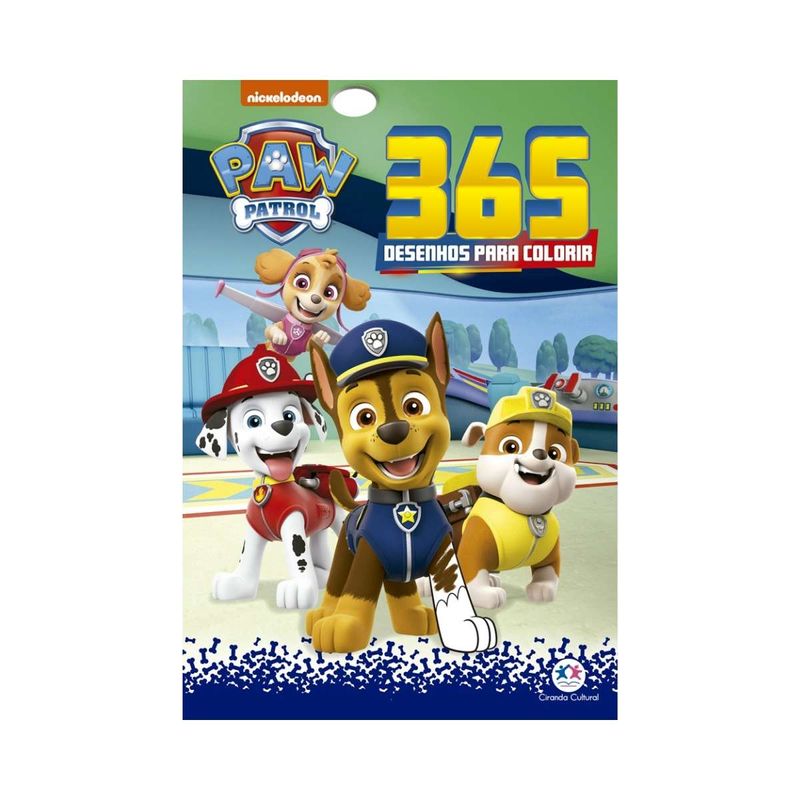 Livro para Colorir 365 Atividades e Desenhos Patrulha Canina - CELL  Brinquedos Educativos ®