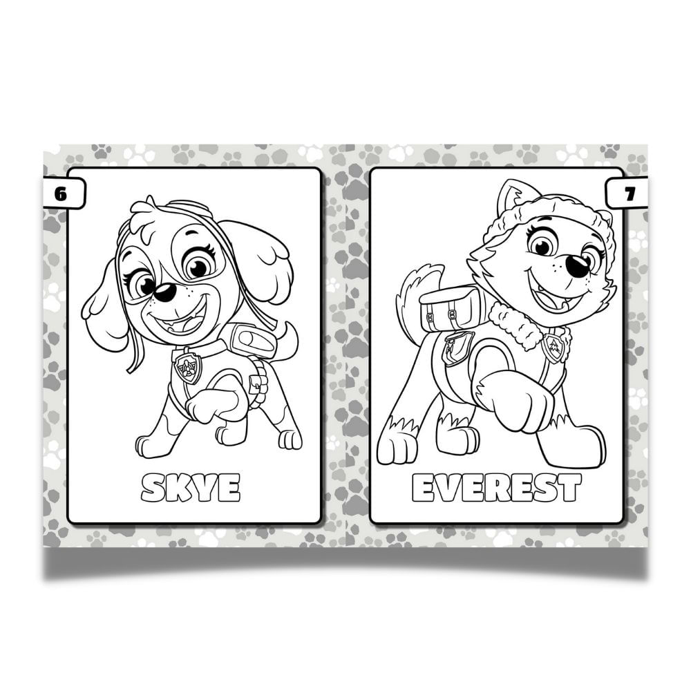 Livro Para Colorir - 101 Meus Primeiros Desenhos - Patrulha Canina