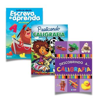 Kit Cartilha de Alfabetização - 3 livros