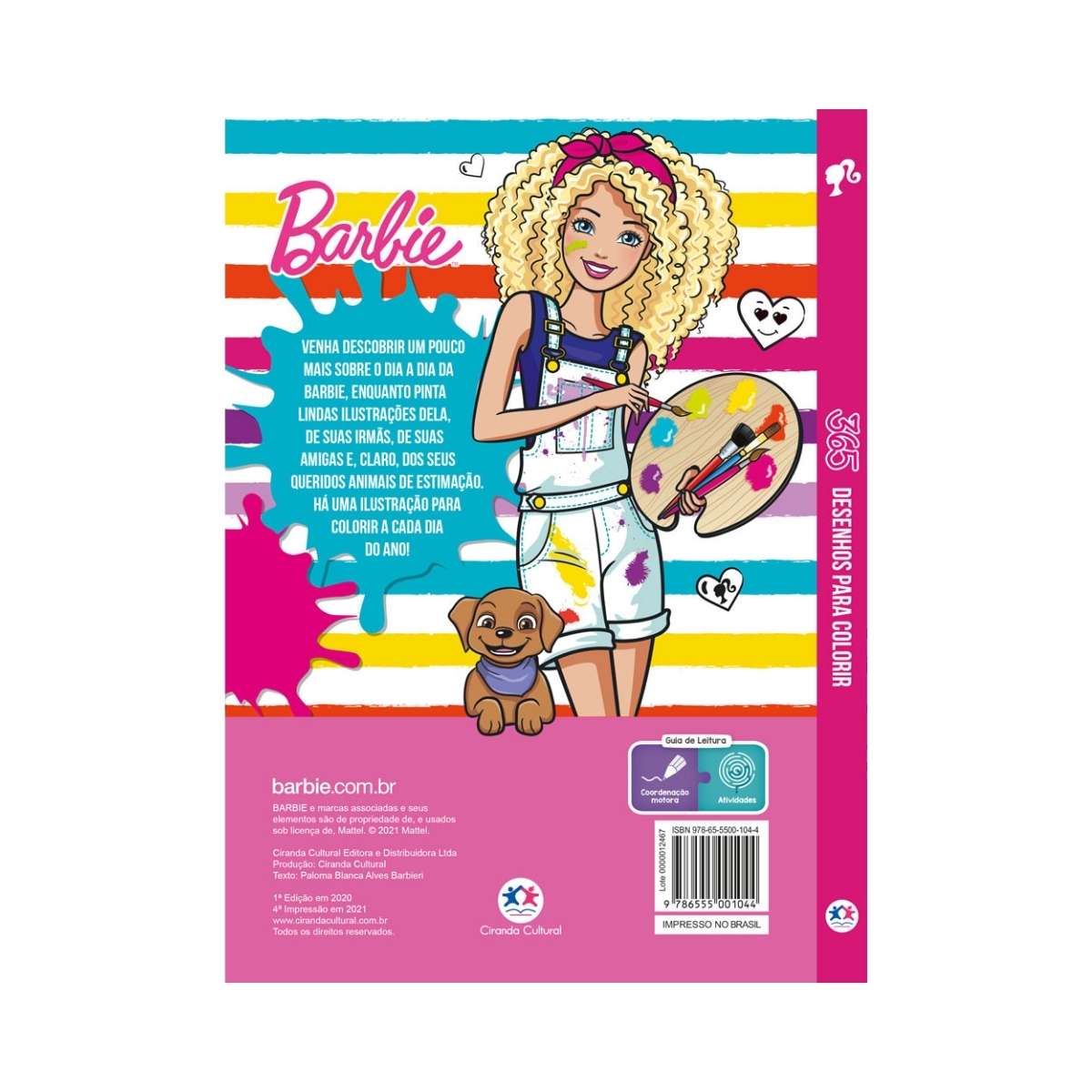 Livro de colorir da Barbie com desenhos da Barbie para pintar, imprimir!