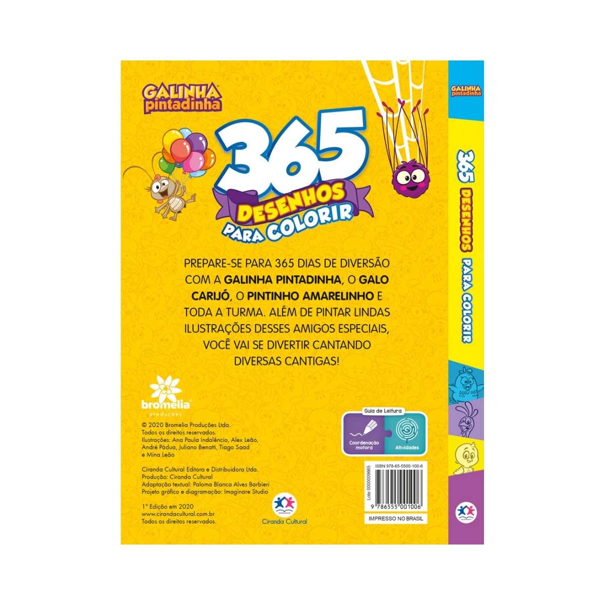 365 Desenhos para colorir Galinha Pintadinha - Ciranda Cultural