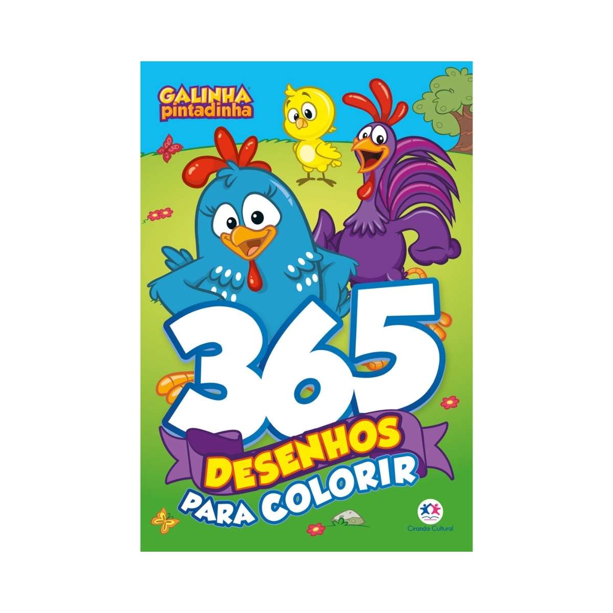 Livro Galinha Pintadinha Colorir - 365 Desenhos Para Colorir