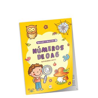 Livro Infantil de Atividades Conhecendo os Números - de 0 a 6