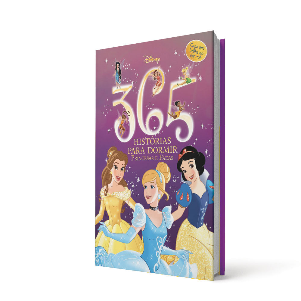 Livro Infantil 365 Histórias Para Dormir - Princesas E Fadas - Disney