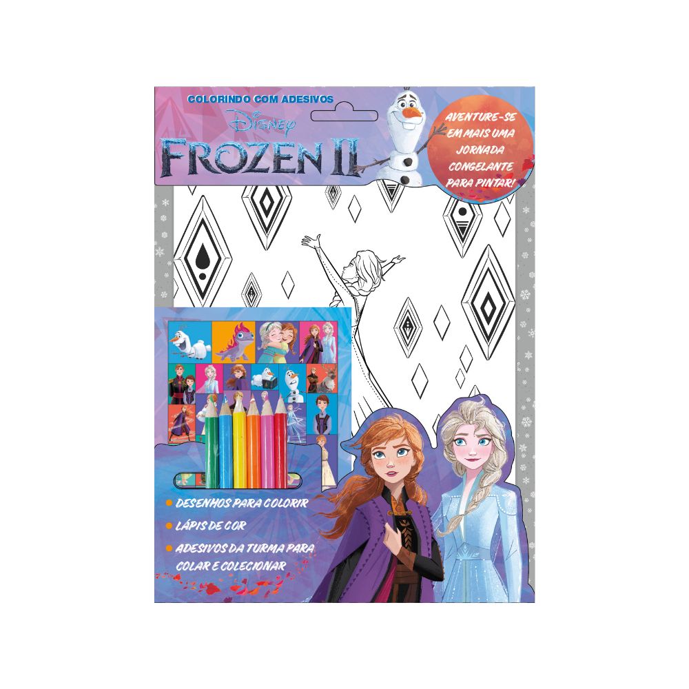 Livro De Pintura Frozen Desenho Colorir C/ Caneta Água em Promoção na  Americanas