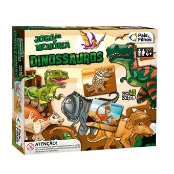 Jogo da Memória - Dinossauros - 40 peças