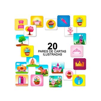 Jogo da Memória - Princesa - 40 peças