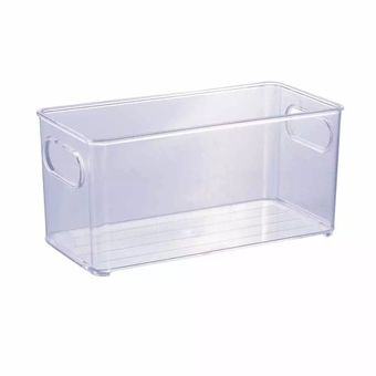Caixa Organizadora Plasútil de Plástico Transparente Multiuso 20x10x10,4cm