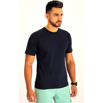 Camiseta básica Azul Marinho | Pau a Pique