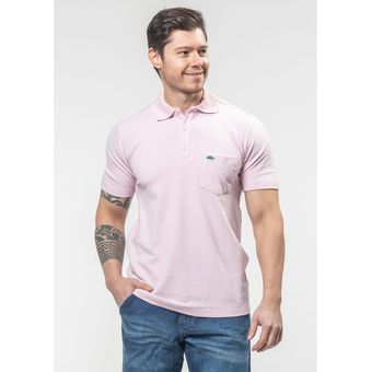 Camisa Polo Rosa | Pau a Pique