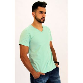 Camiseta Masculina Verde Claro | Pau a Pique
