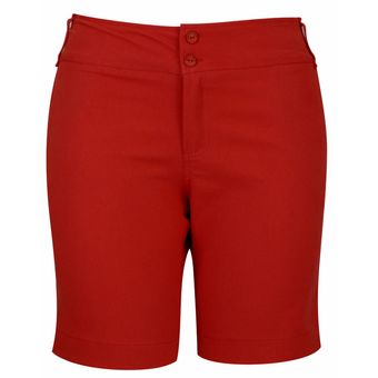 Shorts de Sarja Básico Vermelho | Pau a Pique
