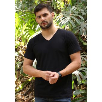 Camiseta Masculina Preto | Pau a Pique