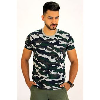 Camiseta Camuflada Verde | Pau a Pique