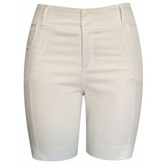 Shorts Básico Sarja Branco | Pau a Pique