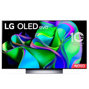 Smart TV 4K LG Oled Evo 55" Polegadas, Bluetooth, 120Hz, ThinQ AI, G-Sync, FreeSync, Alexa e Wi-Fi - OLED55C3PSA