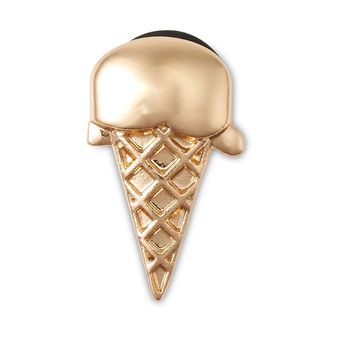 Jibbitz Crocs - Gold Ice Cream Cone