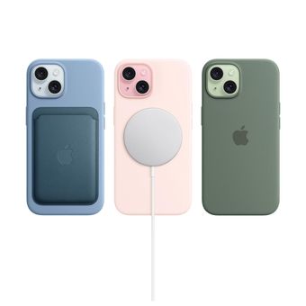 iPhone 15 Apple (128GB) Rosa,  Tela de 6,1", 5G e Câmera de 48 MP