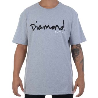 Camiseta Masculina Diamond Supply Co. OG Script