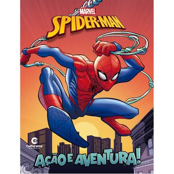 Livro Ação e Aventura Marvel Homem-Aranha