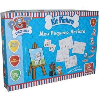 Kit Pintura Brincadeira de Criança Esquadrão Pet