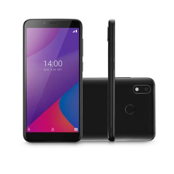 Smartphone Multilaser G Max 4G 32GB Tela 6.0 Pol. Octa Core Android 9.0 GO Preto - P9107