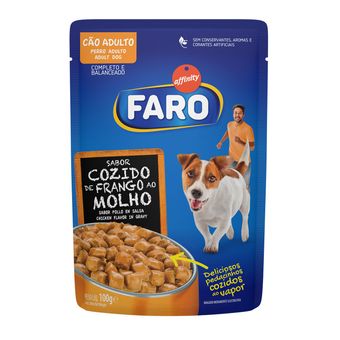 Alimento Úmido Cães Adultos Frango Faro