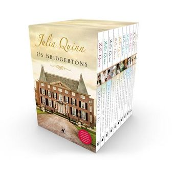 Box Os Bridgertons: 9 títulos da série + livro extra de crônicas + caderno de anotações