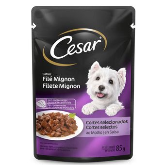Alimento Úmido Cães Adultos Cesar Filé Mignon 85g