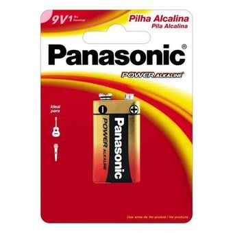 Bateria 9 V Panasonic Alcalina 1100