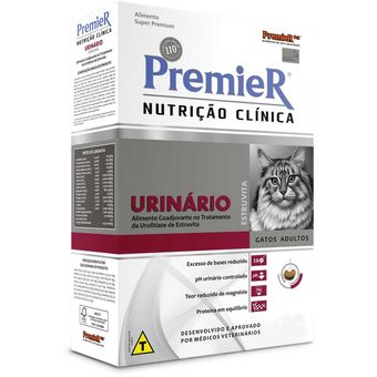 Ração Premier Gatos Adultos Nutrição Clínica Urinário