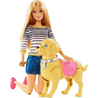 Boneca Mattel Barbie Passeio Cachorrinho